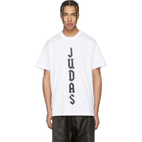 givenchy judas shirt|Givenchy Judas Tee in White .